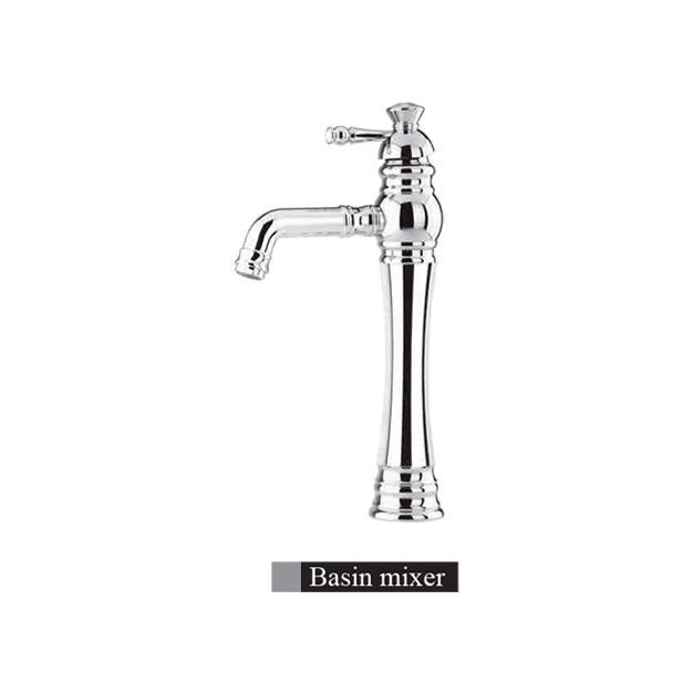 شیر روشویی الوند مدل الیزه کروم