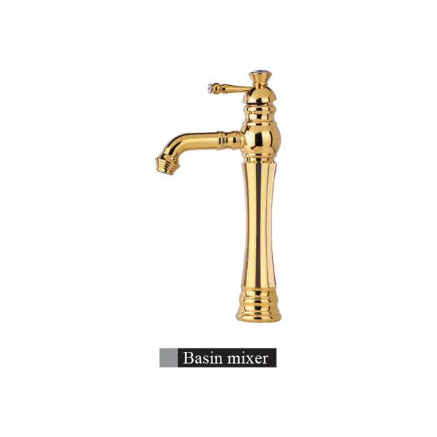 شیر روشویی الوند مدل الیزه طلایی