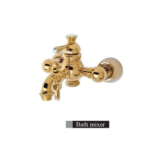 شیر حمام الوند مدل الیزه طلایی