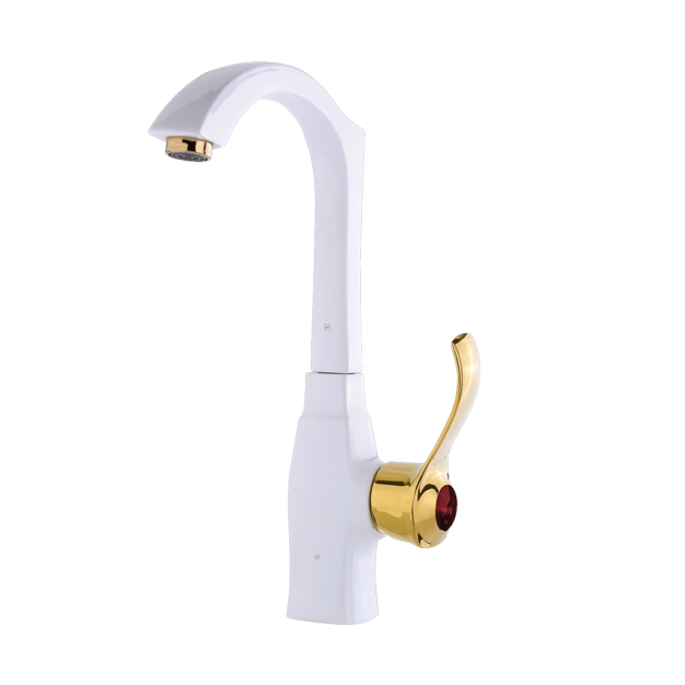 شیر ظرفشویی الوند مدل الماس سفید طلایی